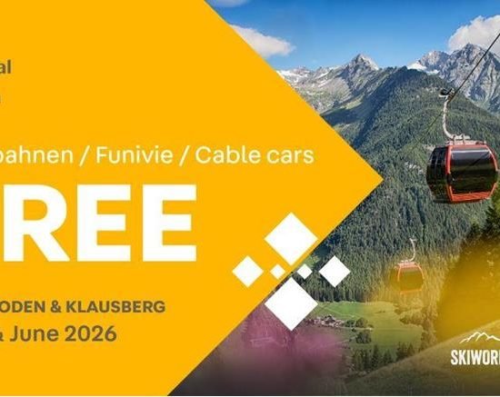 Bergbahnen Speikboden und Klausberg inklusive