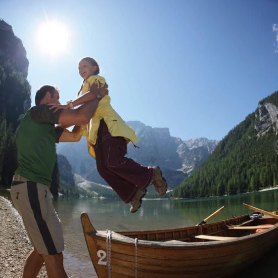 Vacanza in montagna con la famiglia